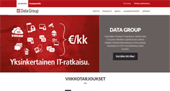 Desktop Screenshot of datagroup.fi